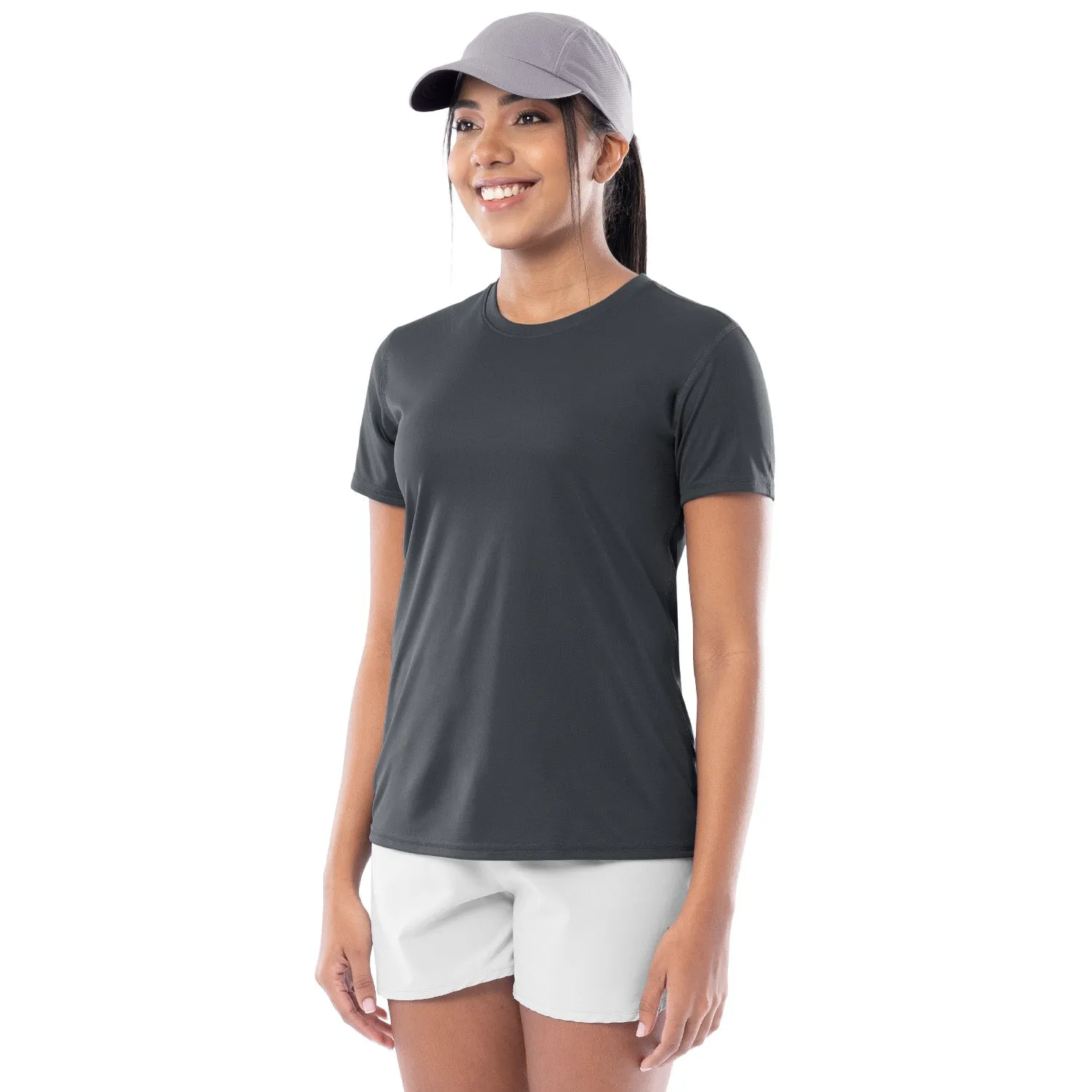 Women's Dark Grey Training T-Shirt